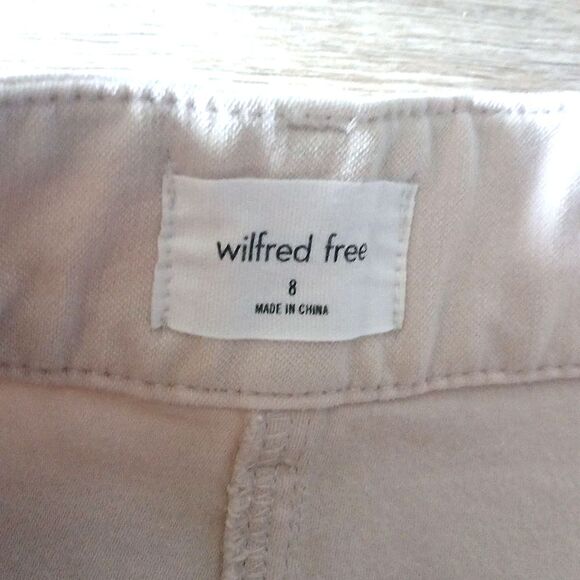 Wilfred Free Women's Pants Brennan Utility Carpenter Cargo Double Knee High Rise - Picture 5 of 10